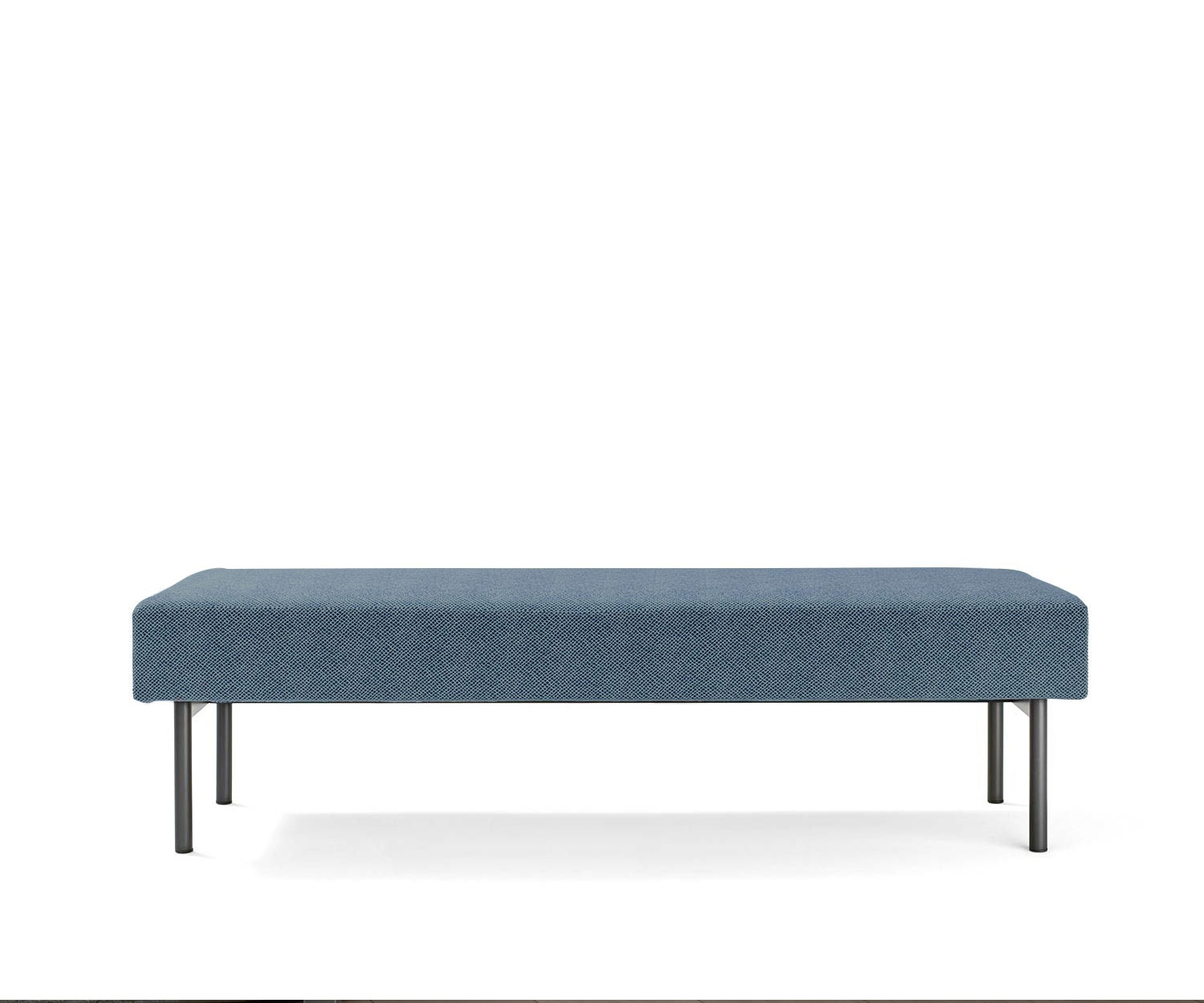 Banc design exclusif Church, recouvert de tissu vert