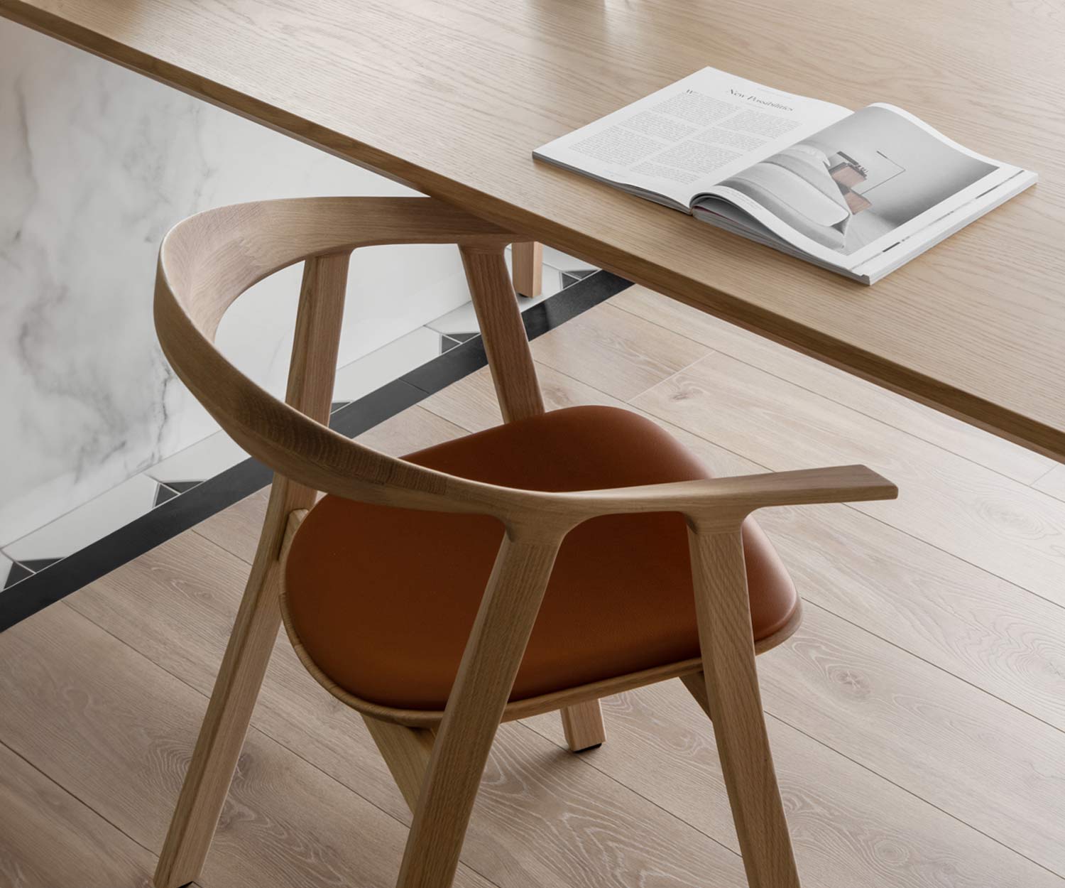 Prostoria Rhomb chaise en bois