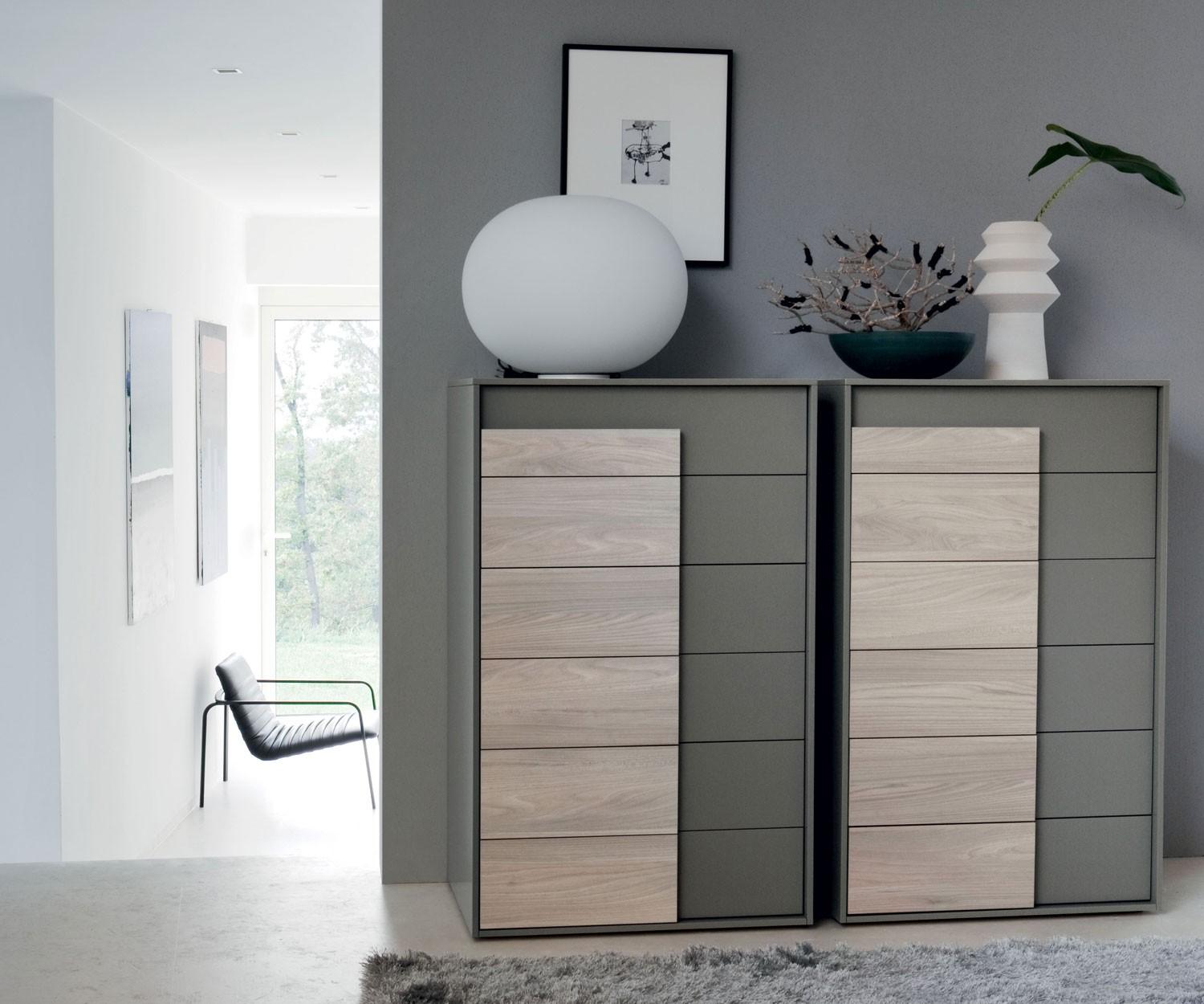 Commode Novamobili Overlap 6 tiroirs