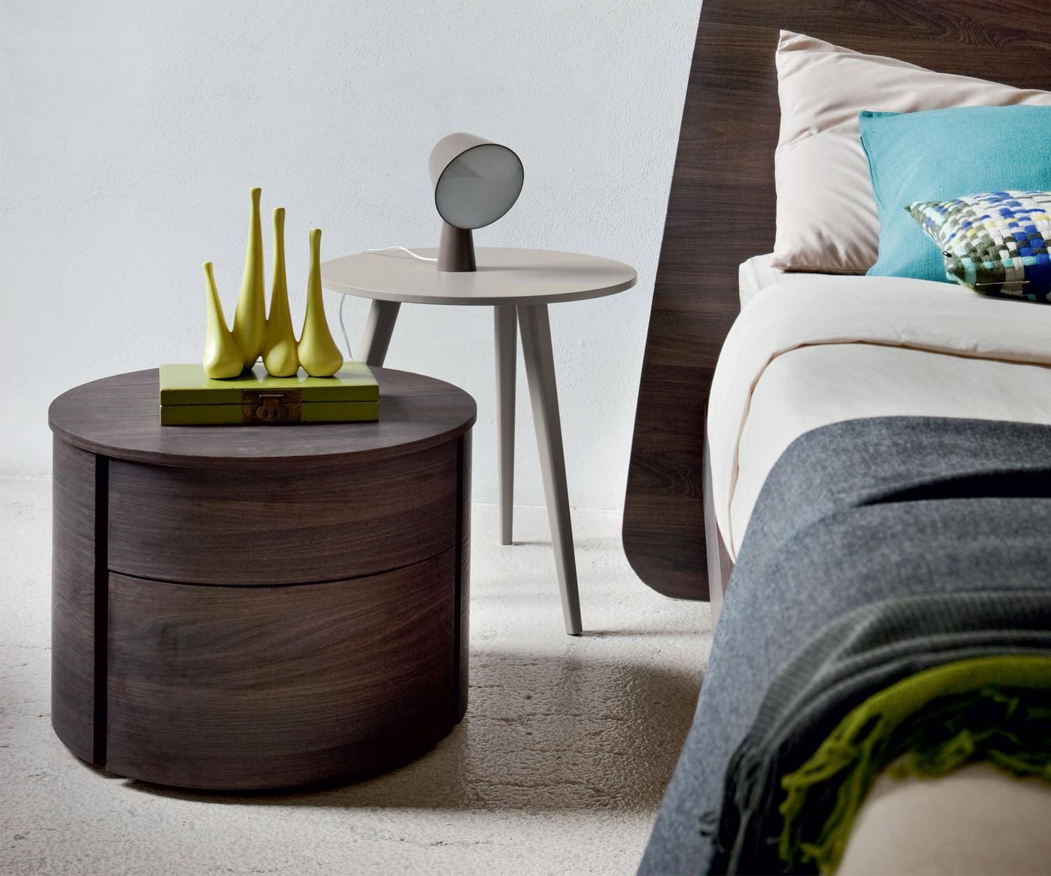 Novamobili Table de chevet Around 2 tiroirs