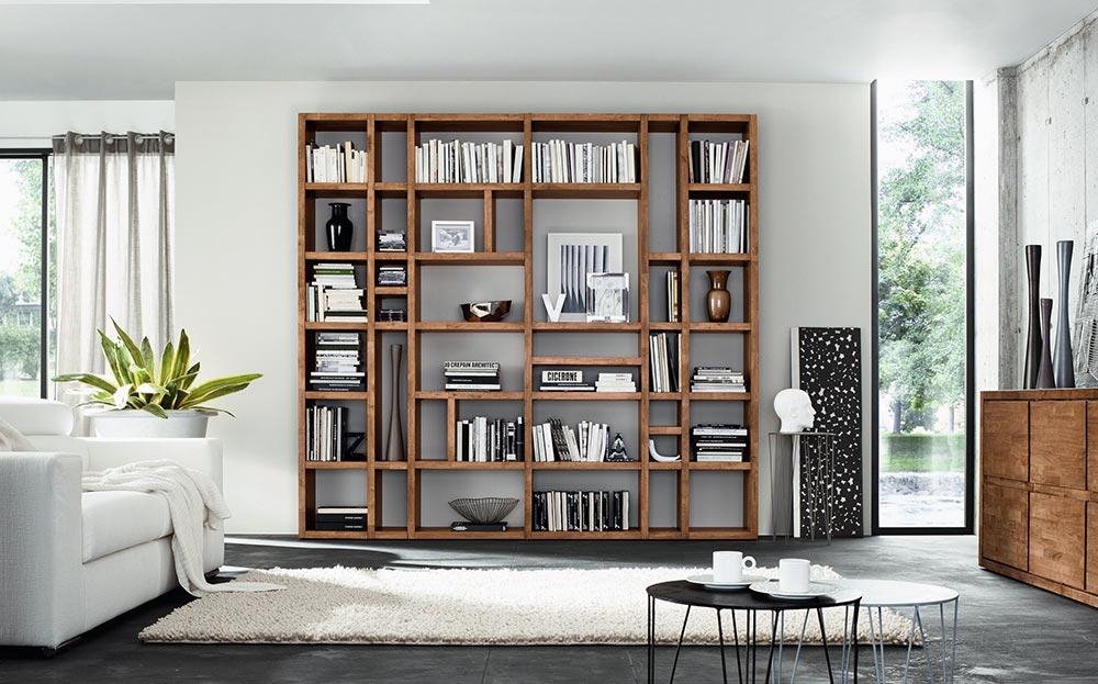 Biblioth&egrave;que en bois massif FGF Mobili KS14-b