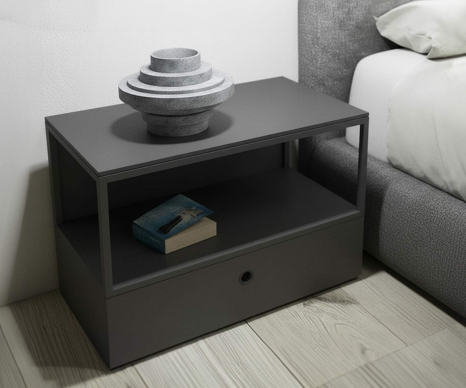Novamobili Table de nuit Square Novamobili Table de nuit Square