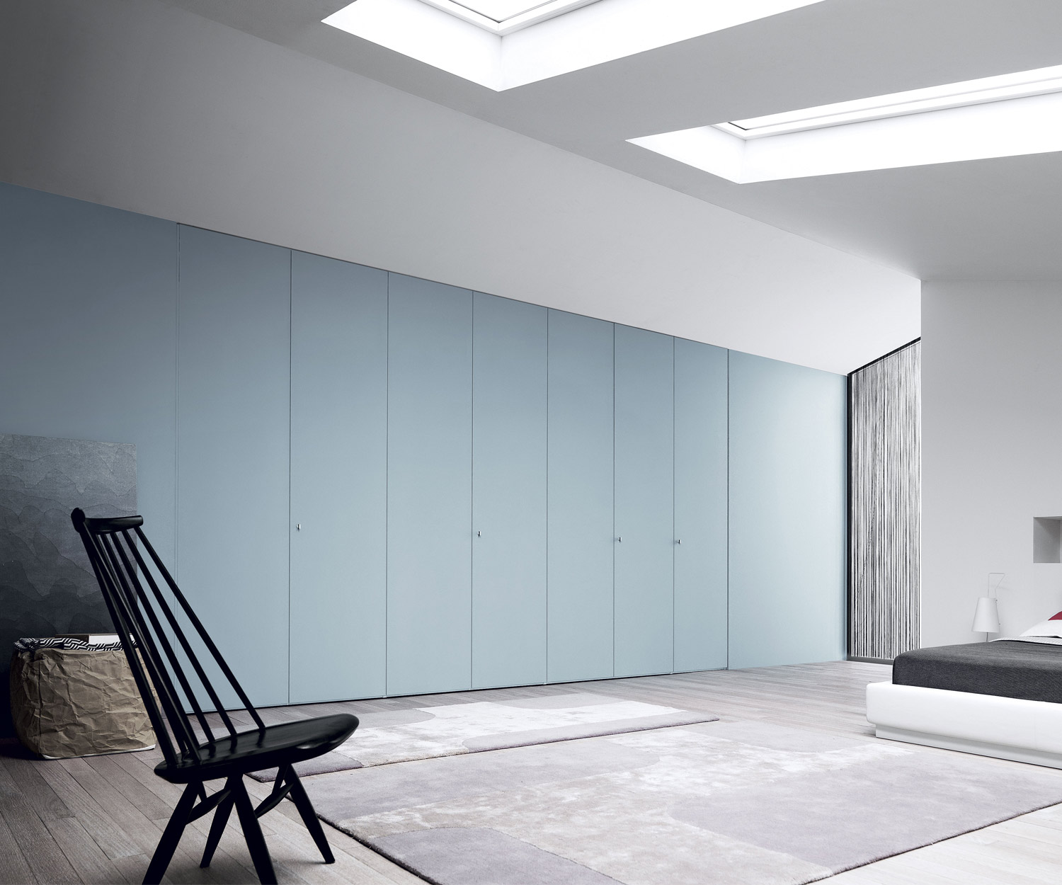 Armoire moderne Novamobili Design Intono avec portes battantes à peindre soi-même Armoire moderne Novamobili Design Intono avec portes battantes à peindre soi-même