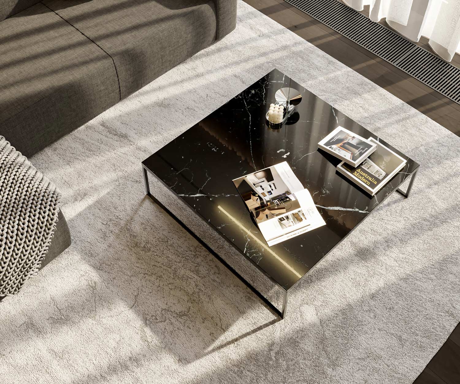 DEsign Table basse de luxe en marbre