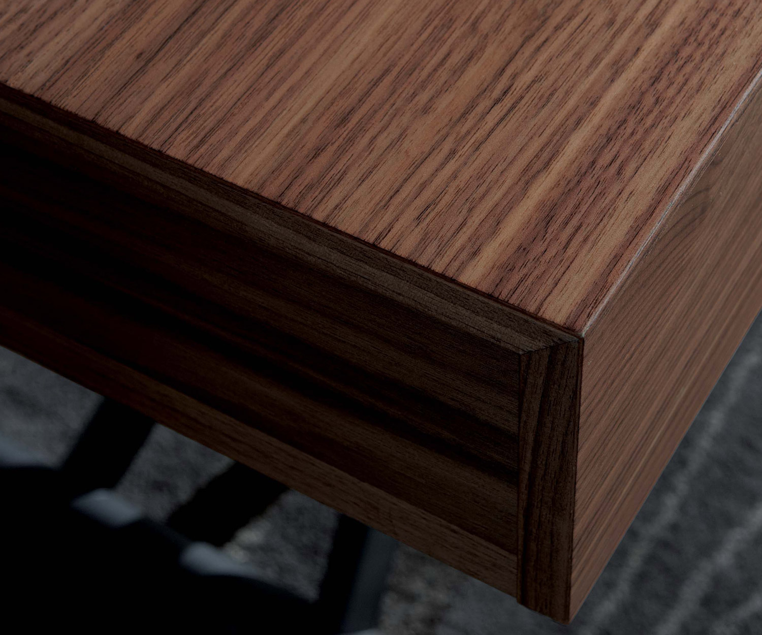 Ozzio Table Newood T123 béton aspect ciment Ozzio Table Newood T123 béton aspect ciment