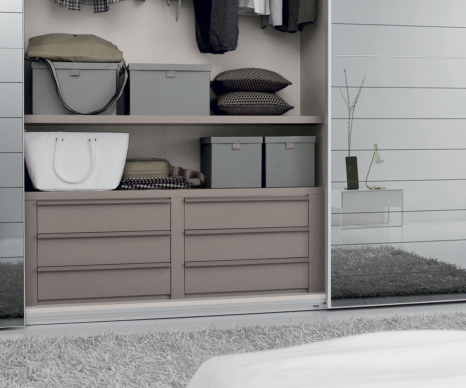Novamobili Accessoires pour penderie Armadi 3 tiroirs doubles