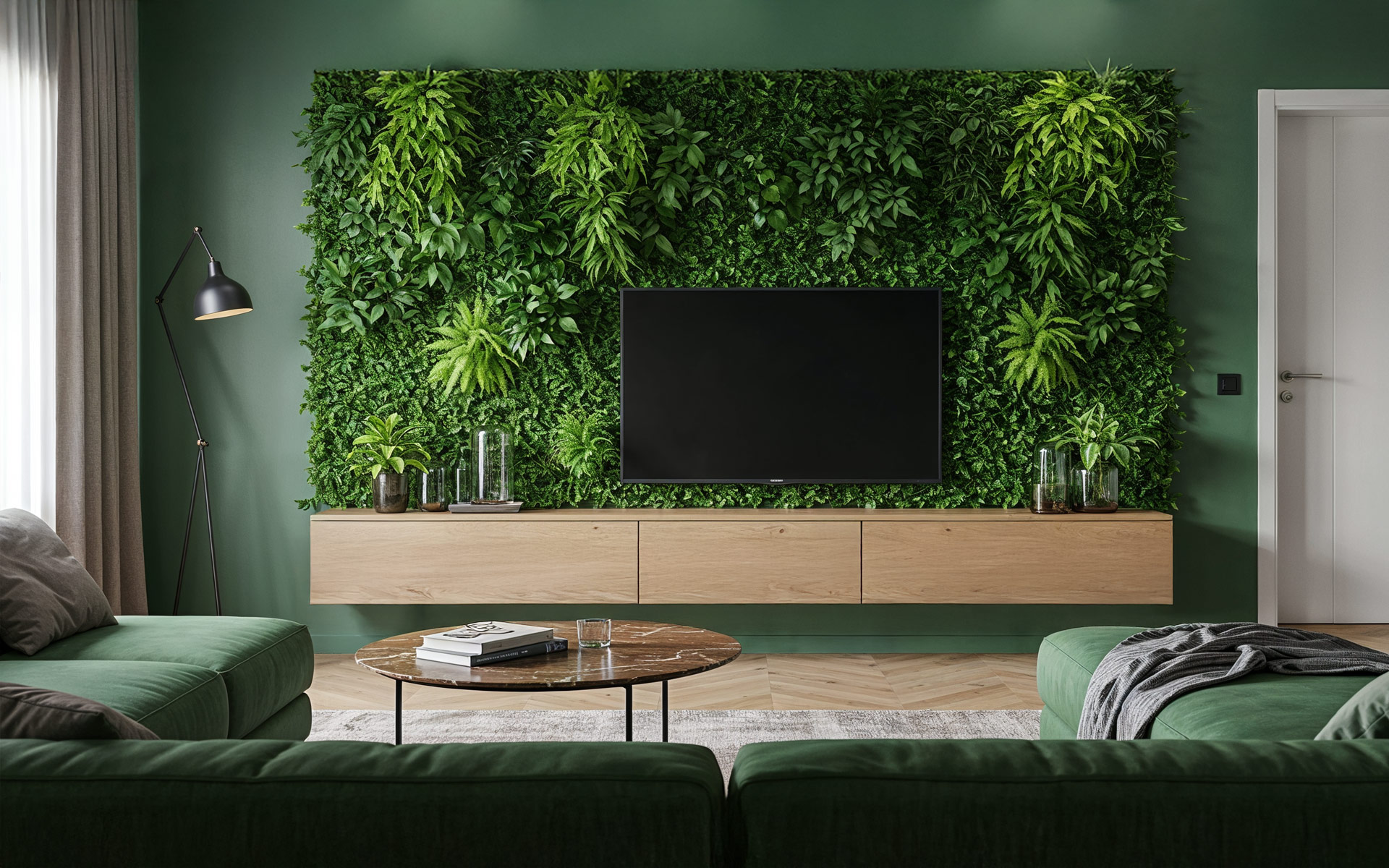 9 idées modernes pour un salon aux tons naturels
