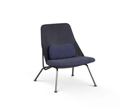 Exclusif Prostoria Strain Fauteuil Bleu Anthracite Chrome Noir Exclusif Prostoria Strain Fauteuil Bleu Anthracite Chrome Noir