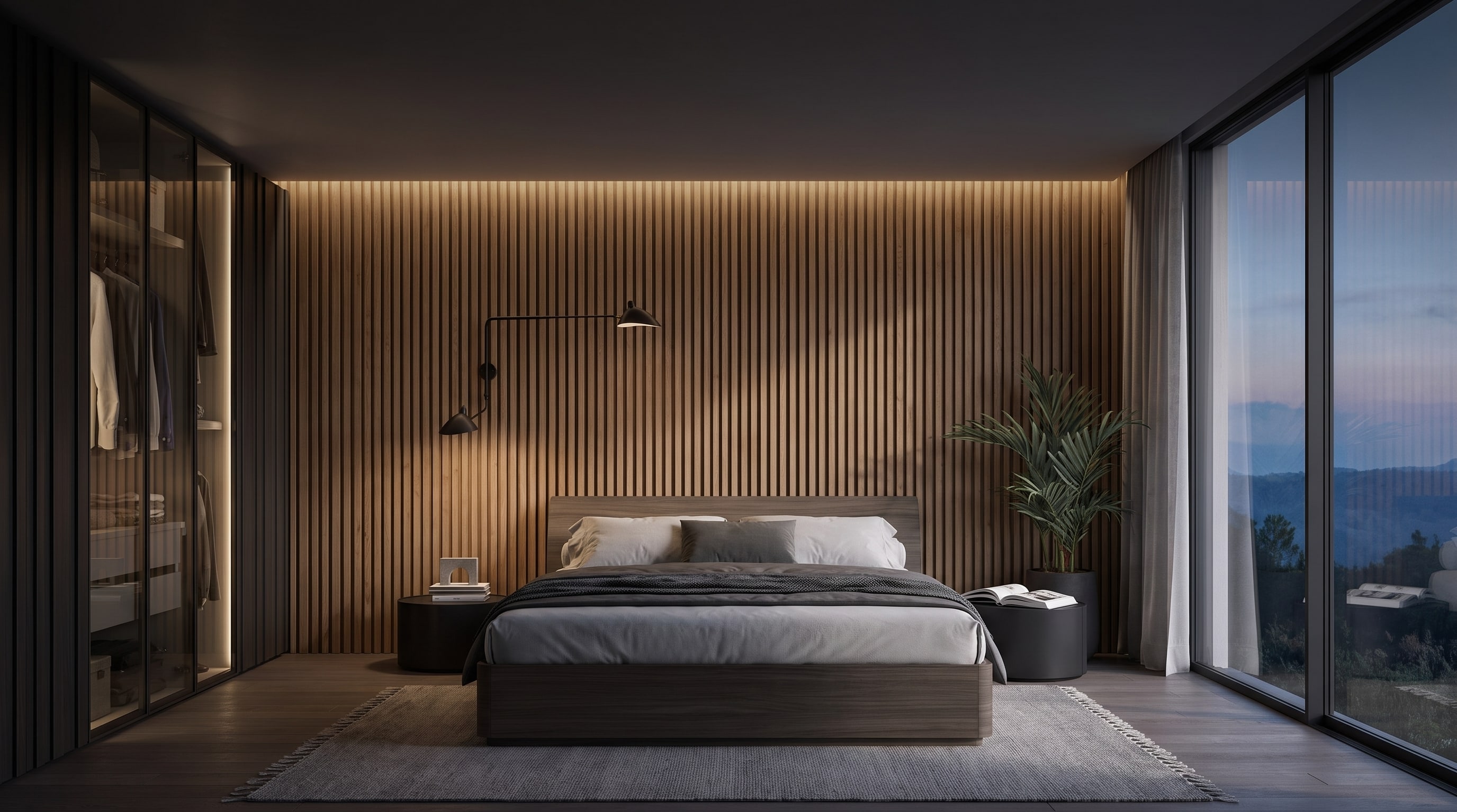 Akustikpaneele im Schlafzimmer: 7 Ideen für die Wand hinter dem Bett Akustikpaneele im Schlafzimmer: 7 Ideen für die Wand hinter dem Bett