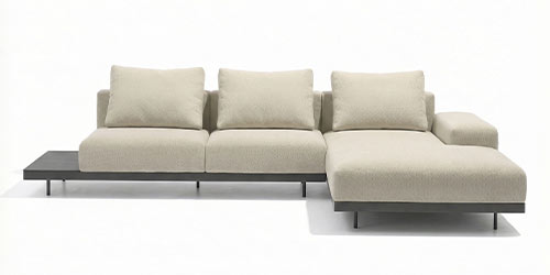 Sofaecke mit Chaiselongue links (346 x 67 x 180 cm)