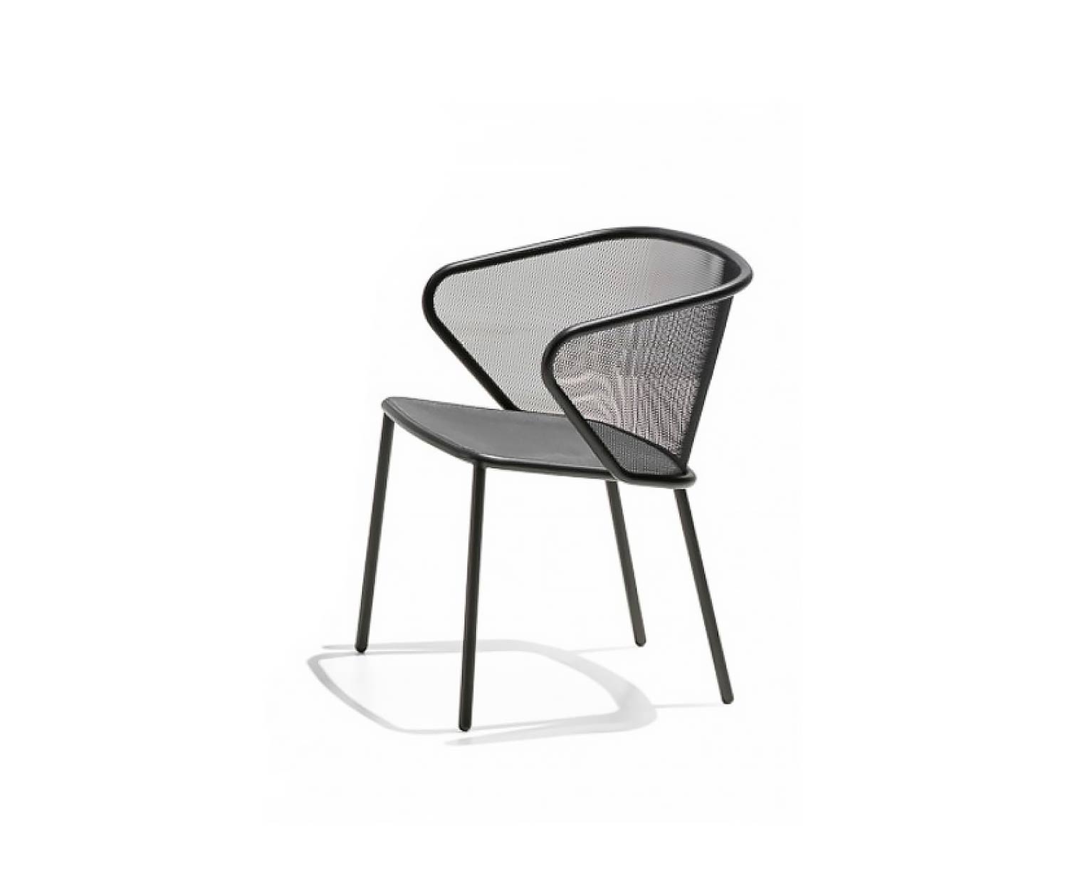 Exclusif Todus Condor Chaise design à accoudoirs avec structure en anthracite Exclusif Todus Condor Chaise design à accoudoirs avec structure en anthracite