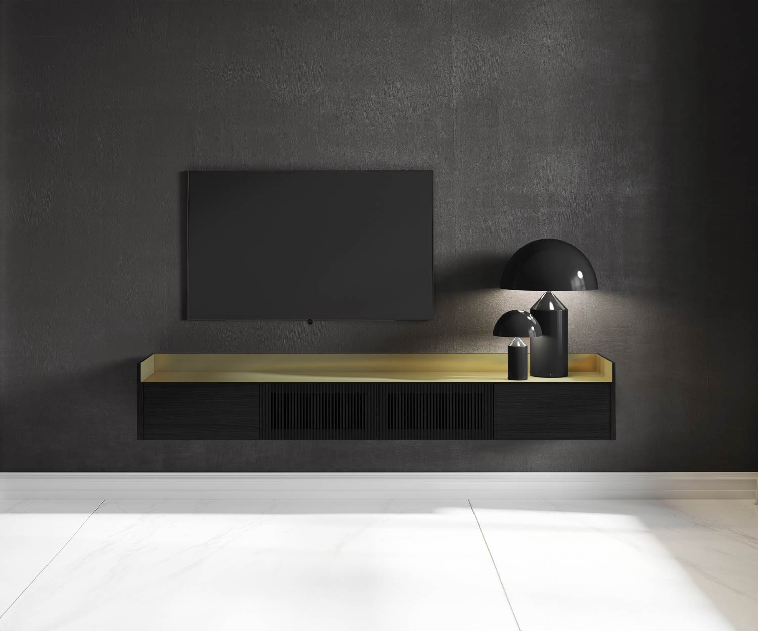 Punt Stockholm Slim Mural TV Sideboard Punt Stockholm Slim Mural TV Sideboard