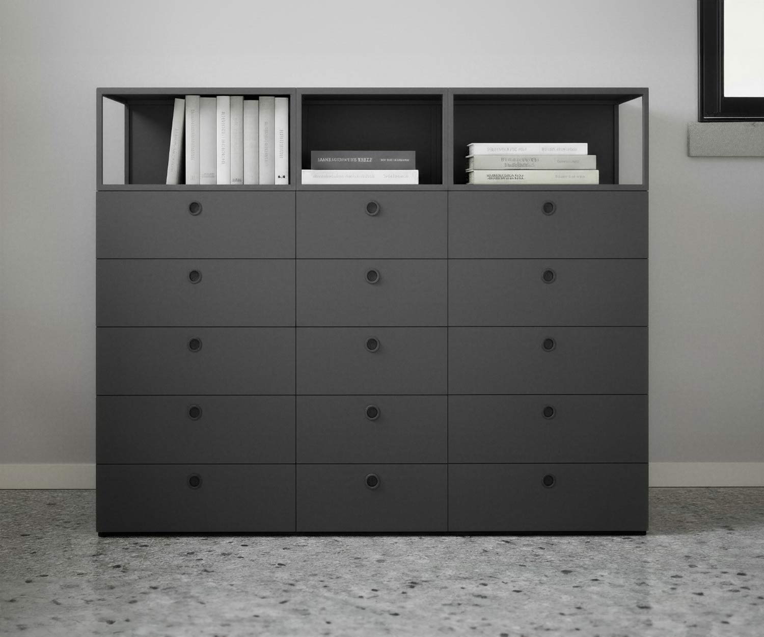 Novamobili Commode haute Square Novamobili Commode haute Square