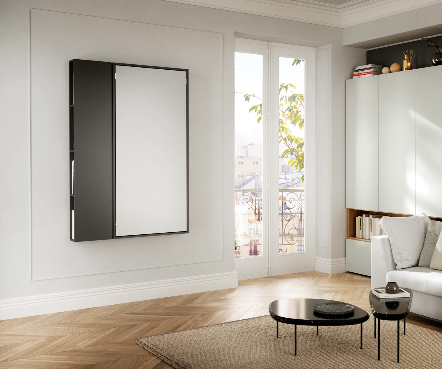Clei Wally Table murale pliante Esquisse 1