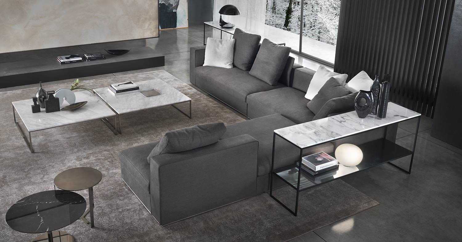 Tables basses en marbre