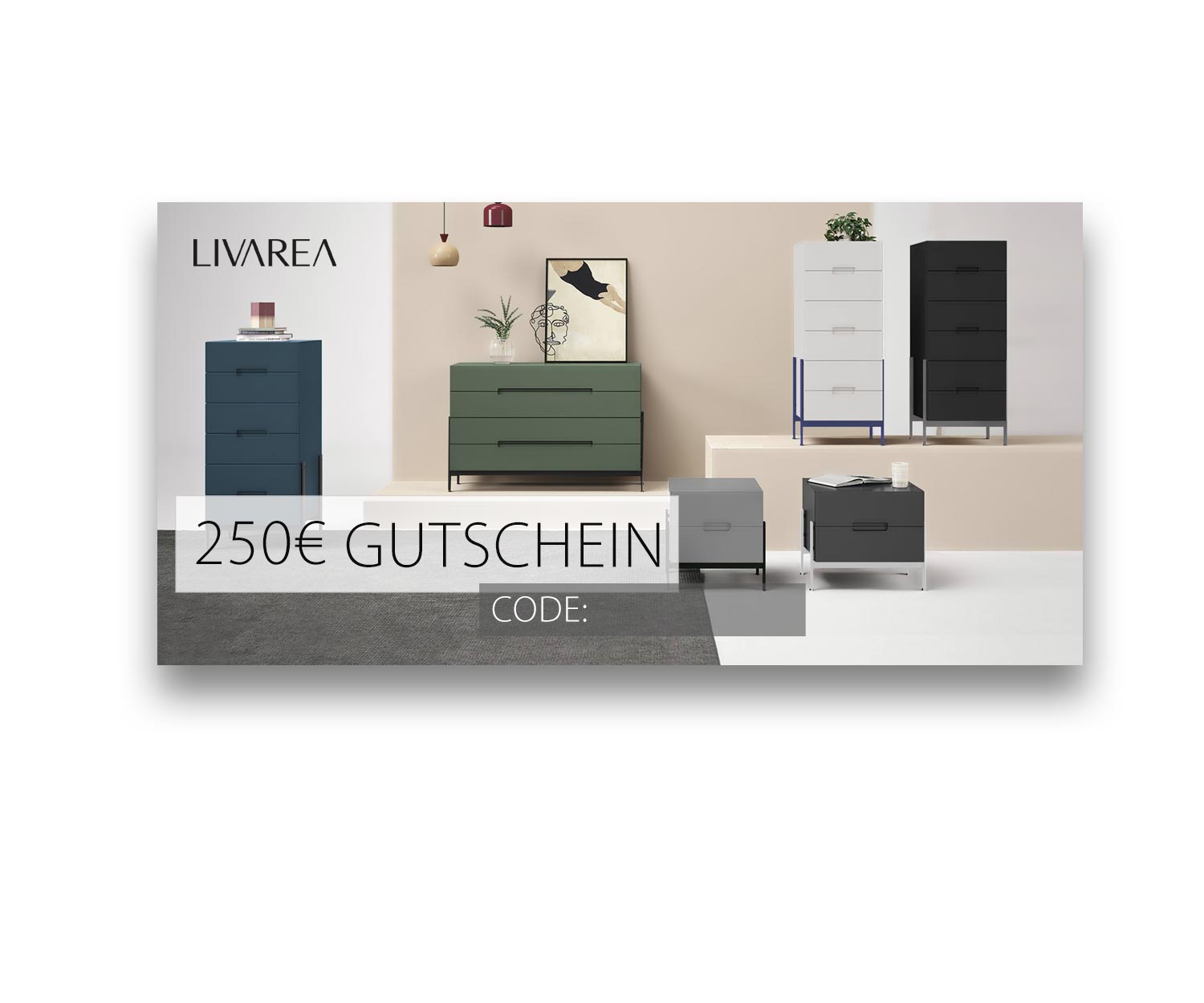 250€ Livarea Chèque cadeau