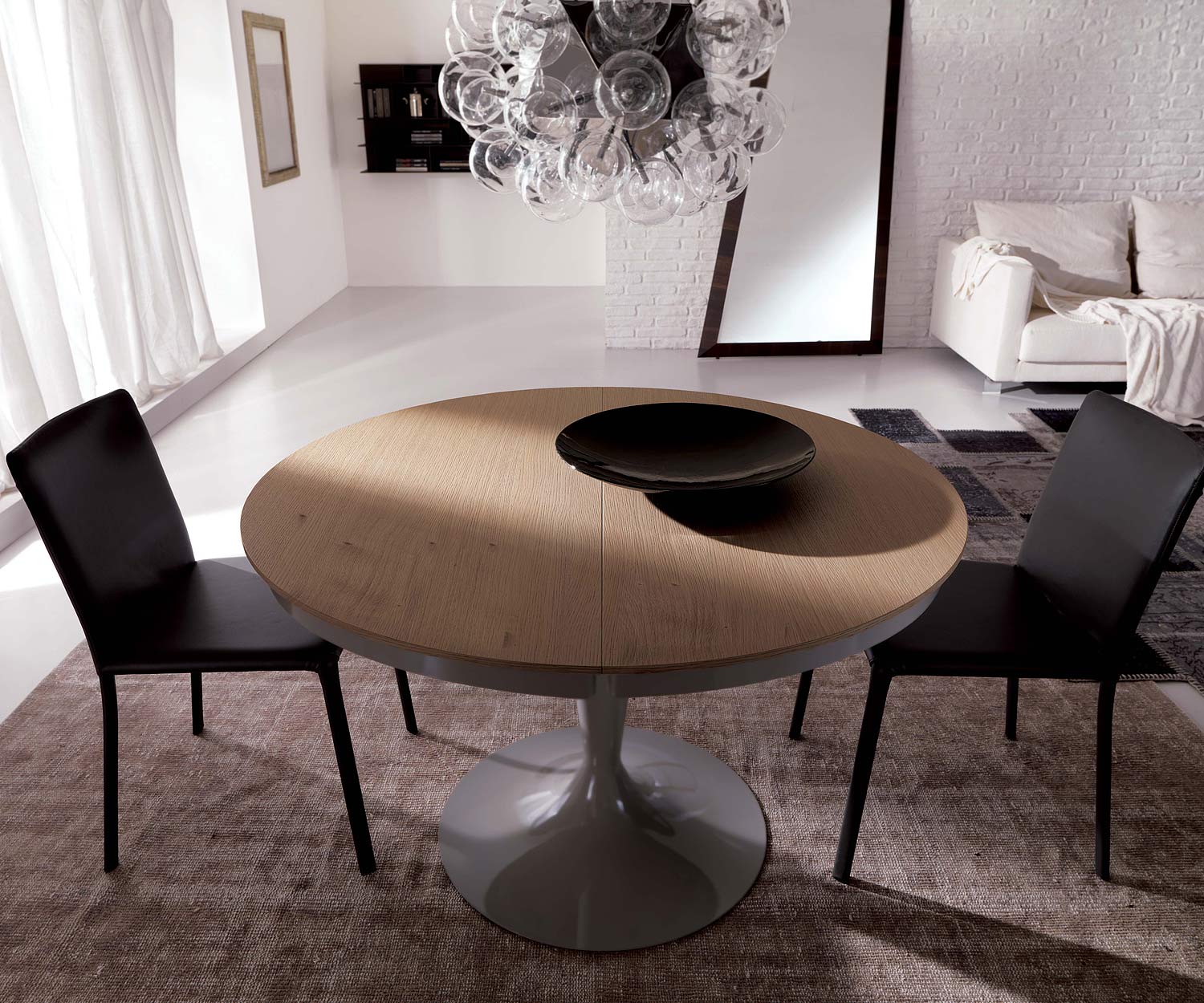 Ozzio Chaise design Lunette Cuir Noir Ozzio Chaise design Lunette Cuir Noir