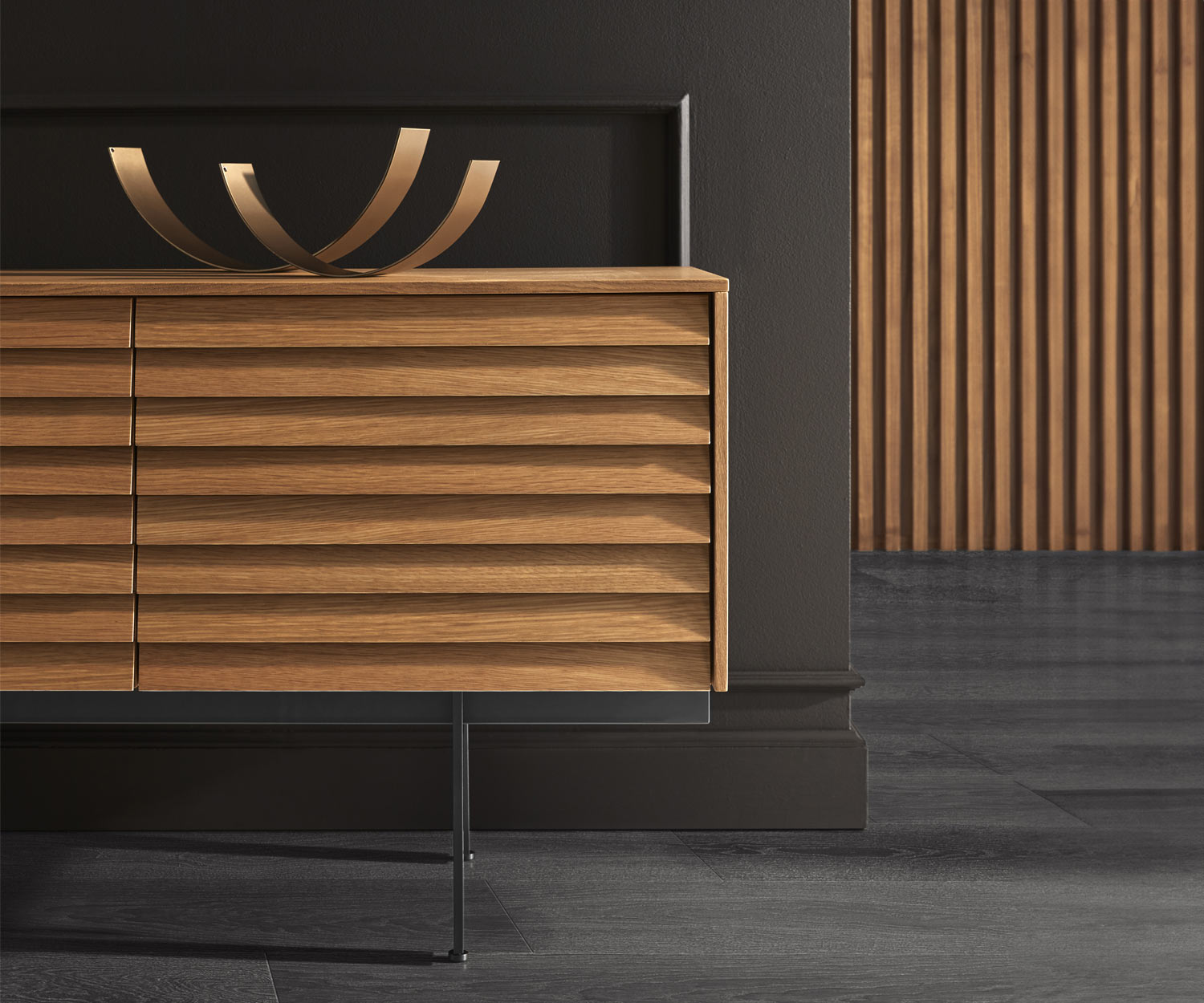 Punt Sussex Design Configurateur Lowboard design suspendu au mur avec TV Punt Sussex Design Configurateur Lowboard design suspendu au mur avec TV