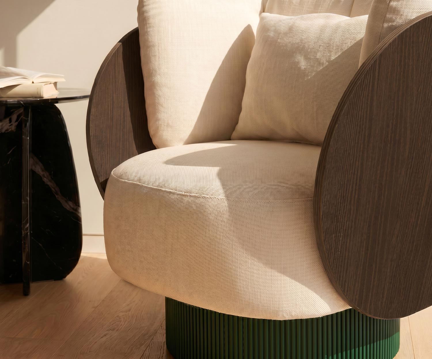 Fauteuil pivotant Punt Dune Design