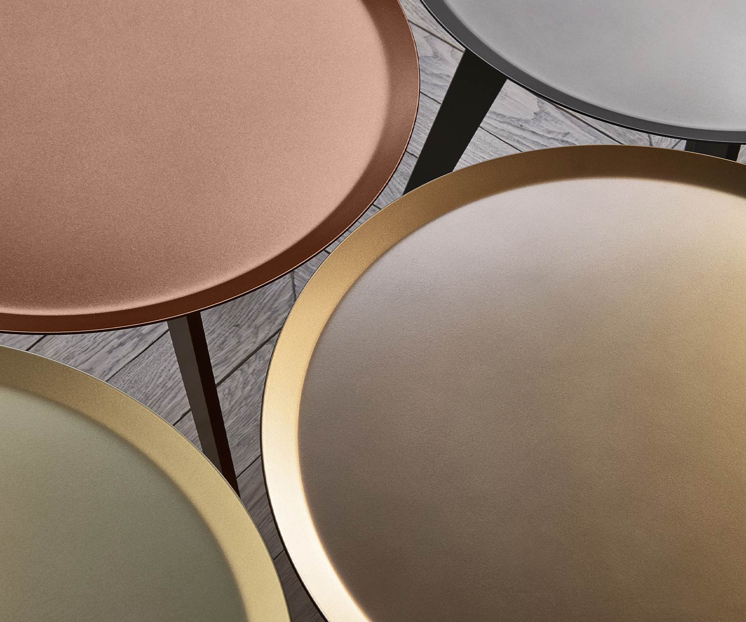 Lotus Table d'appoint Céramique Plateau de table en marbre Lotus Table d'appoint Céramique Plateau de table en marbre