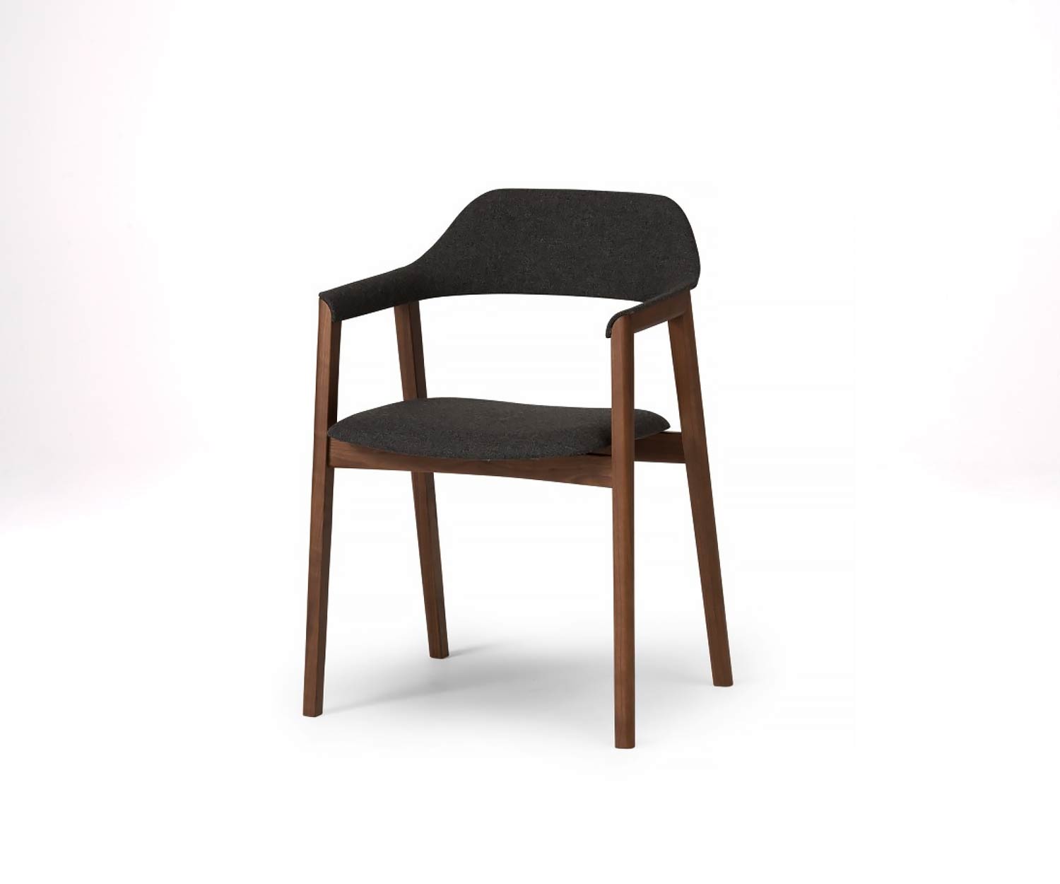 Conde House Chaise design Ten avec rembourrage du dossier, de l'assise et des accoudoirs Conde House Chaise design Ten avec rembourrage du dossier, de l'assise et des accoudoirs
