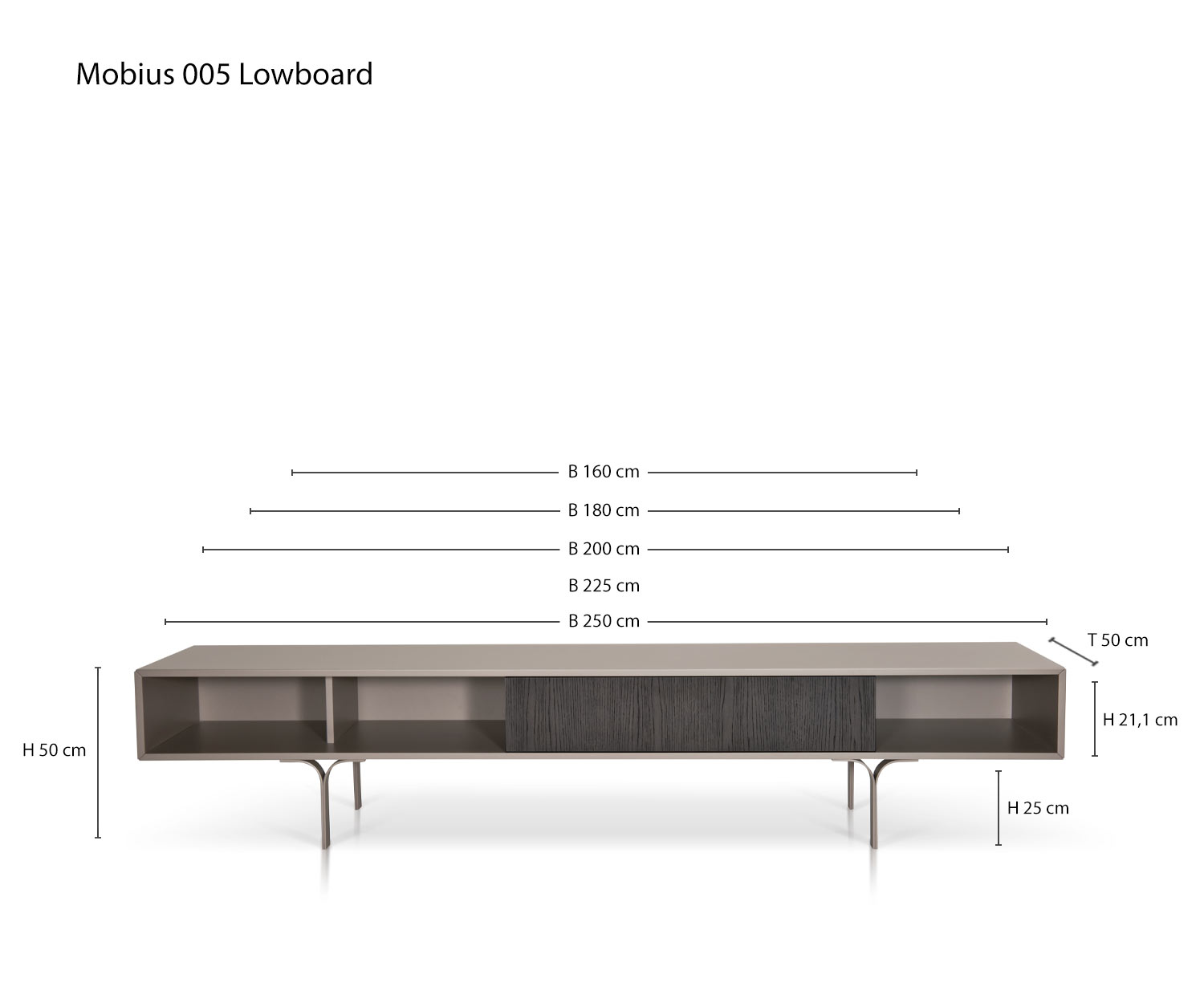 Designer Salon Design Lowboard Mobius 005 de al2 Esquisse Mesures Tailles Indication des tailles Designer Salon Design Lowboard Mobius 005 de al2 Esquisse Mesures Tailles Indication des tailles