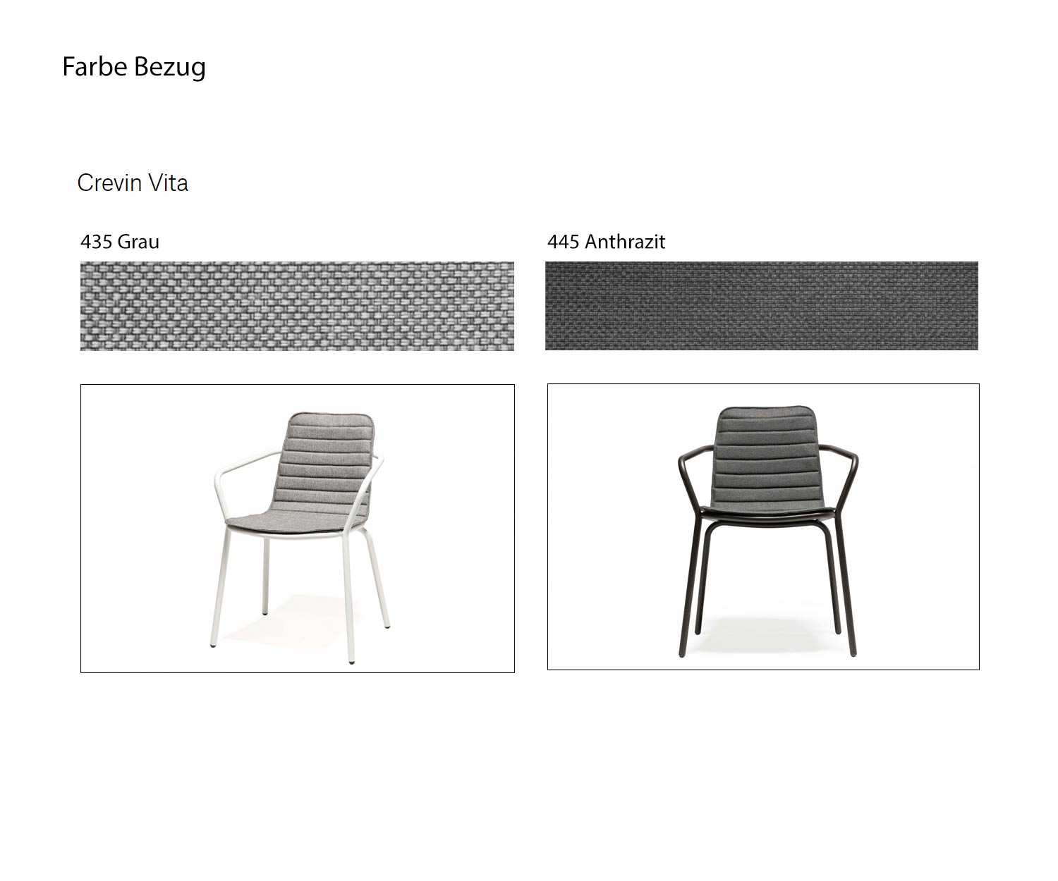 Todus Starling Design Chaise à accoudoirs Couleurs tissu optionnel Gris Anthracite Todus Starling Design Chaise à accoudoirs Couleurs tissu optionnel Gris Anthracite