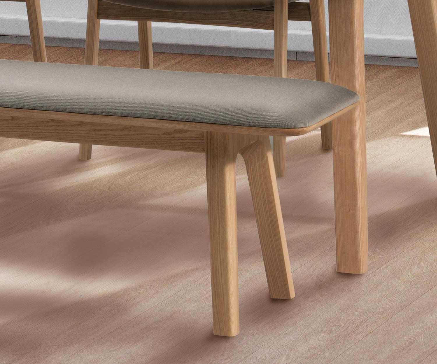 Exclusif Conde House Ten Banc design en chêne naturel mat Exclusif Conde House Ten Banc design en chêne naturel mat