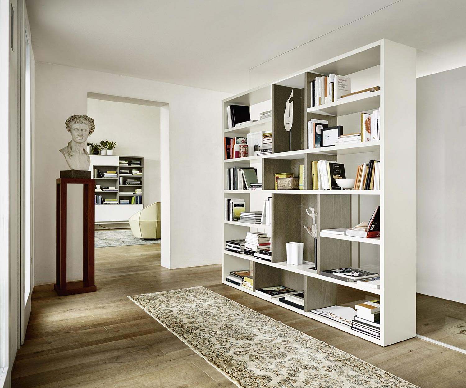 Exclusif Livitalia Design Séparation de pièce Bibliothèque C87 Exclusif Livitalia Design Séparation de pièce Bibliothèque C87