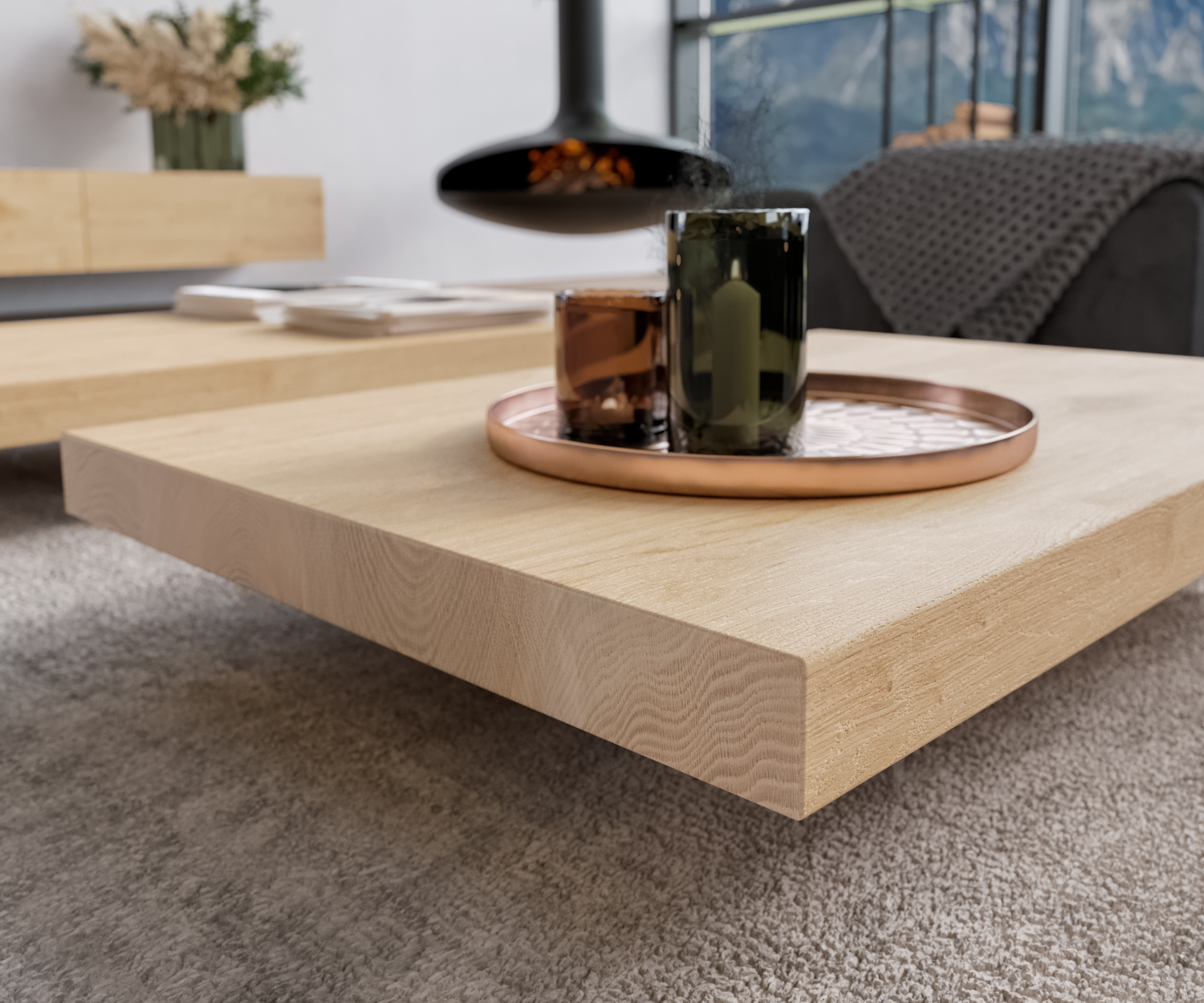 Table basse détail