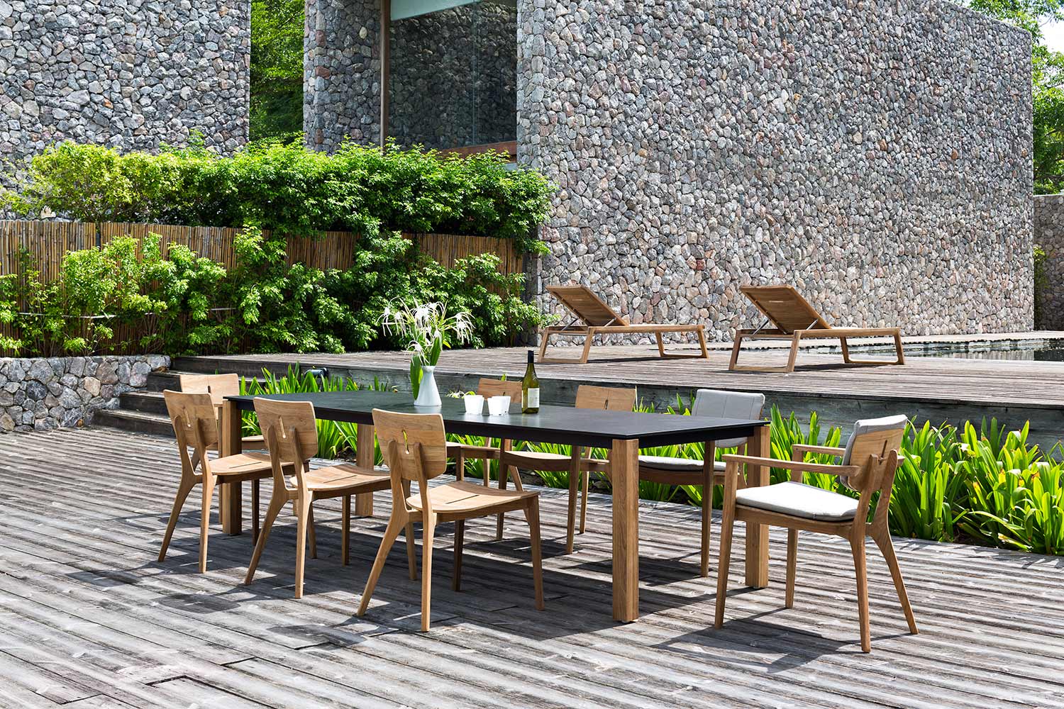 Meubles de jardin en bois