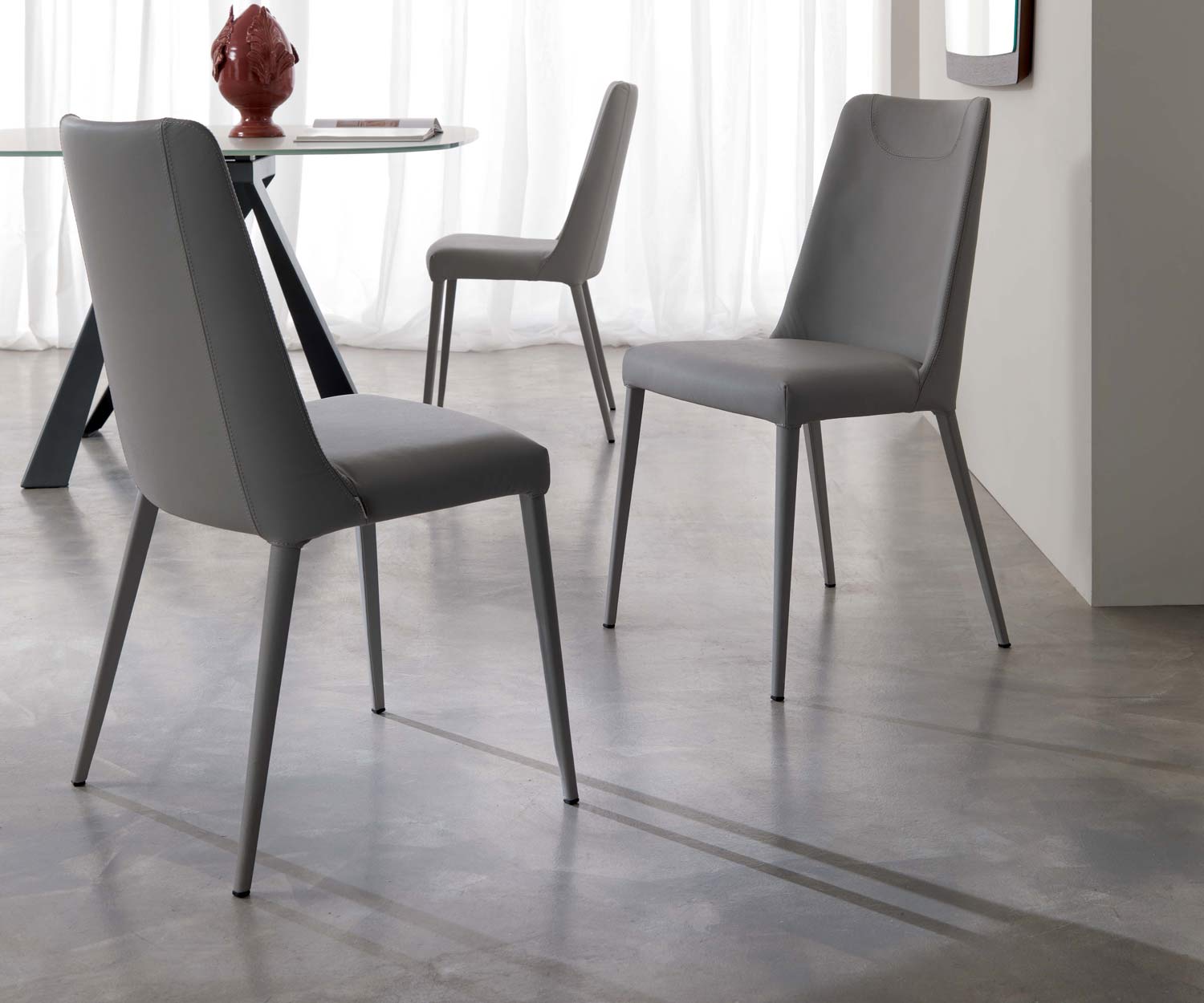 Exclusif Ozzio Chaise rembourrée design Sofia