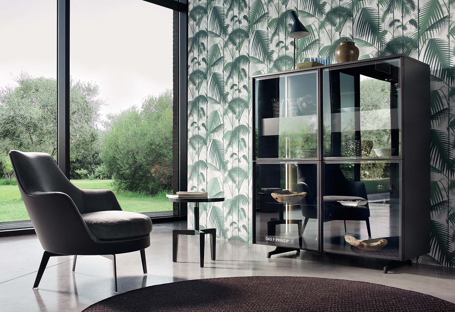 Vitrine en verre design moderne