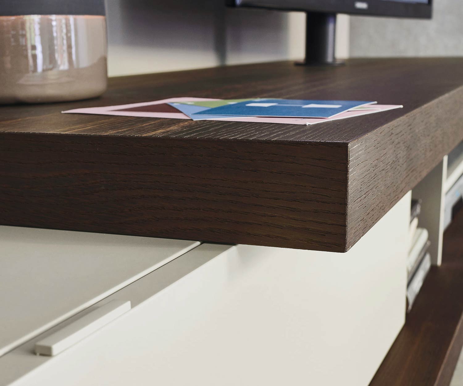 Livitalia Meuble-paroi design haut de gamme C52 Colonnes avec support TV en détail
