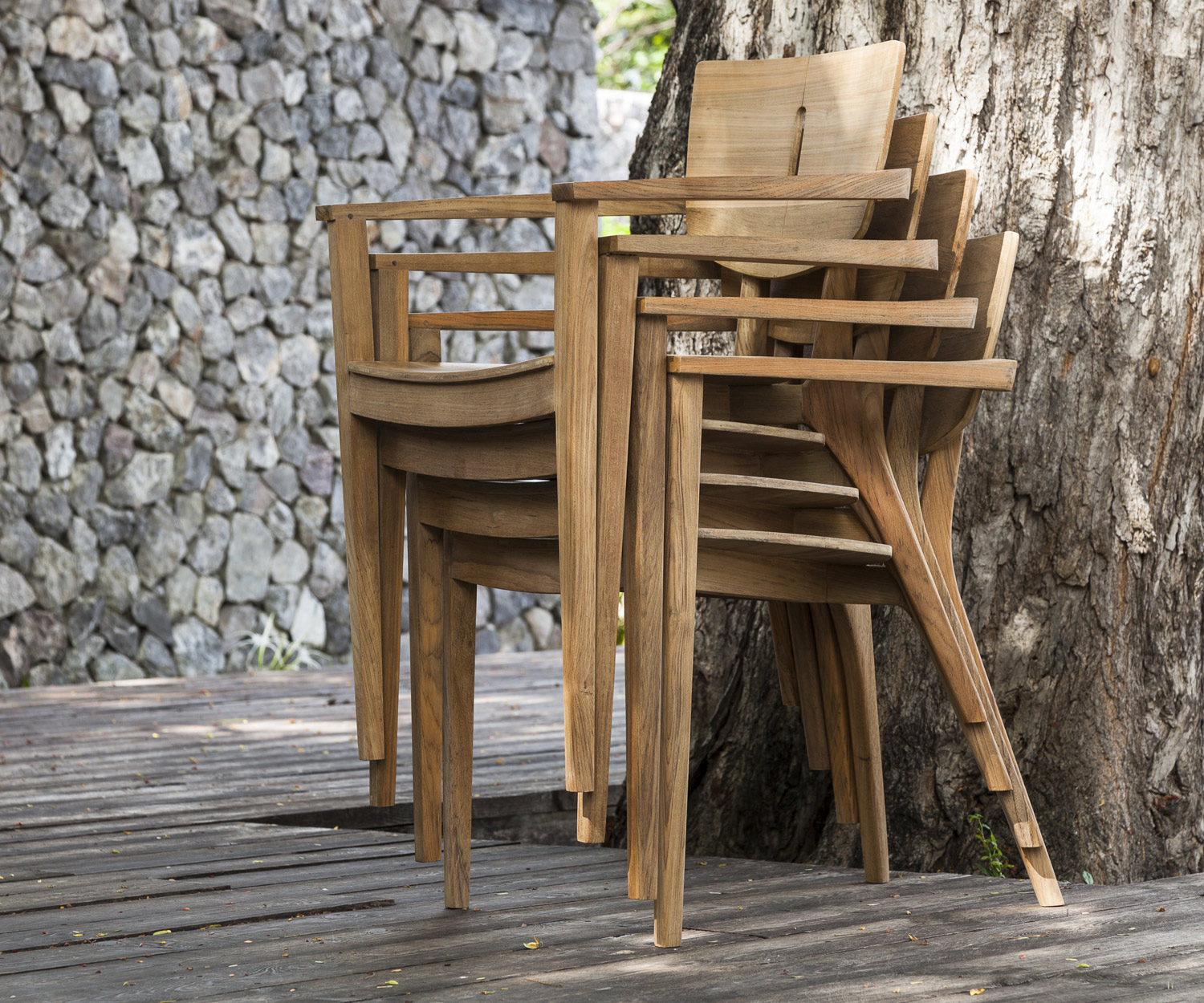 Oasiq Diuna S&eacute;rie Teck Fauteuil Chaise