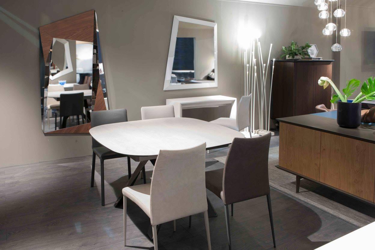 Ozzio Bombo table &agrave; manger ronde extensible