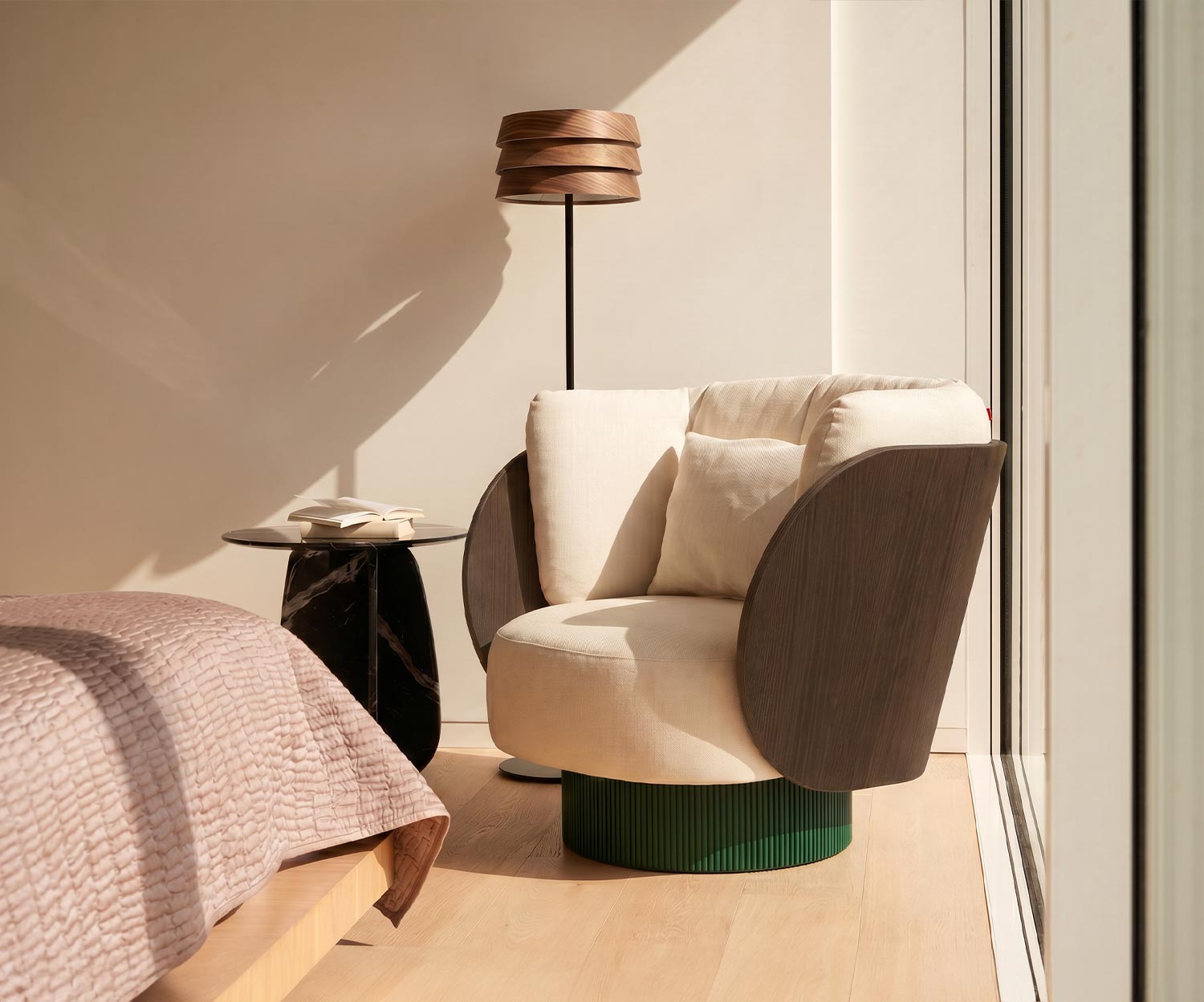 Fauteuil pivotant Punt Dune Design Fauteuil pivotant Punt Dune Design