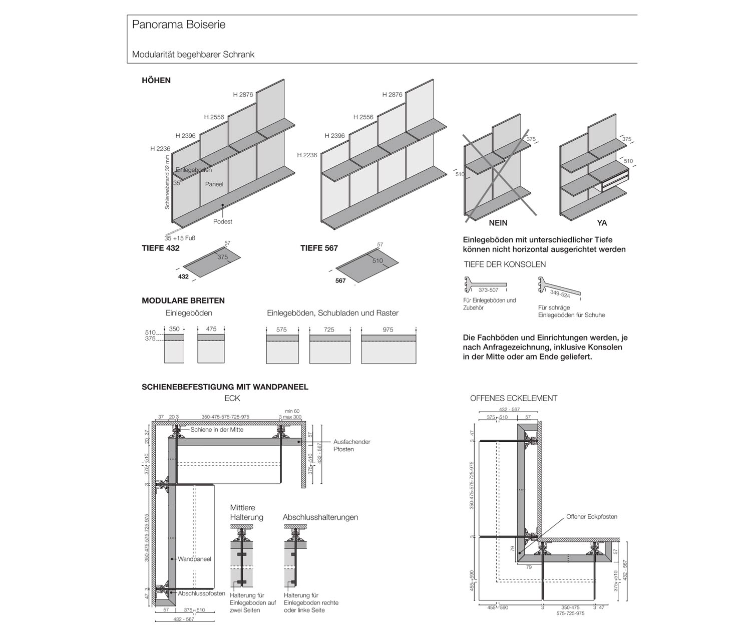 Livitalia Panorama Design Système de dressing Dimensions Esquisse Tailles Livitalia Panorama Design Système de dressing Dimensions Esquisse Tailles