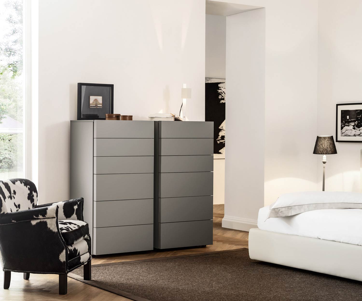 Moderne Livitalia Valeo Designer Chaise haute sans poignées