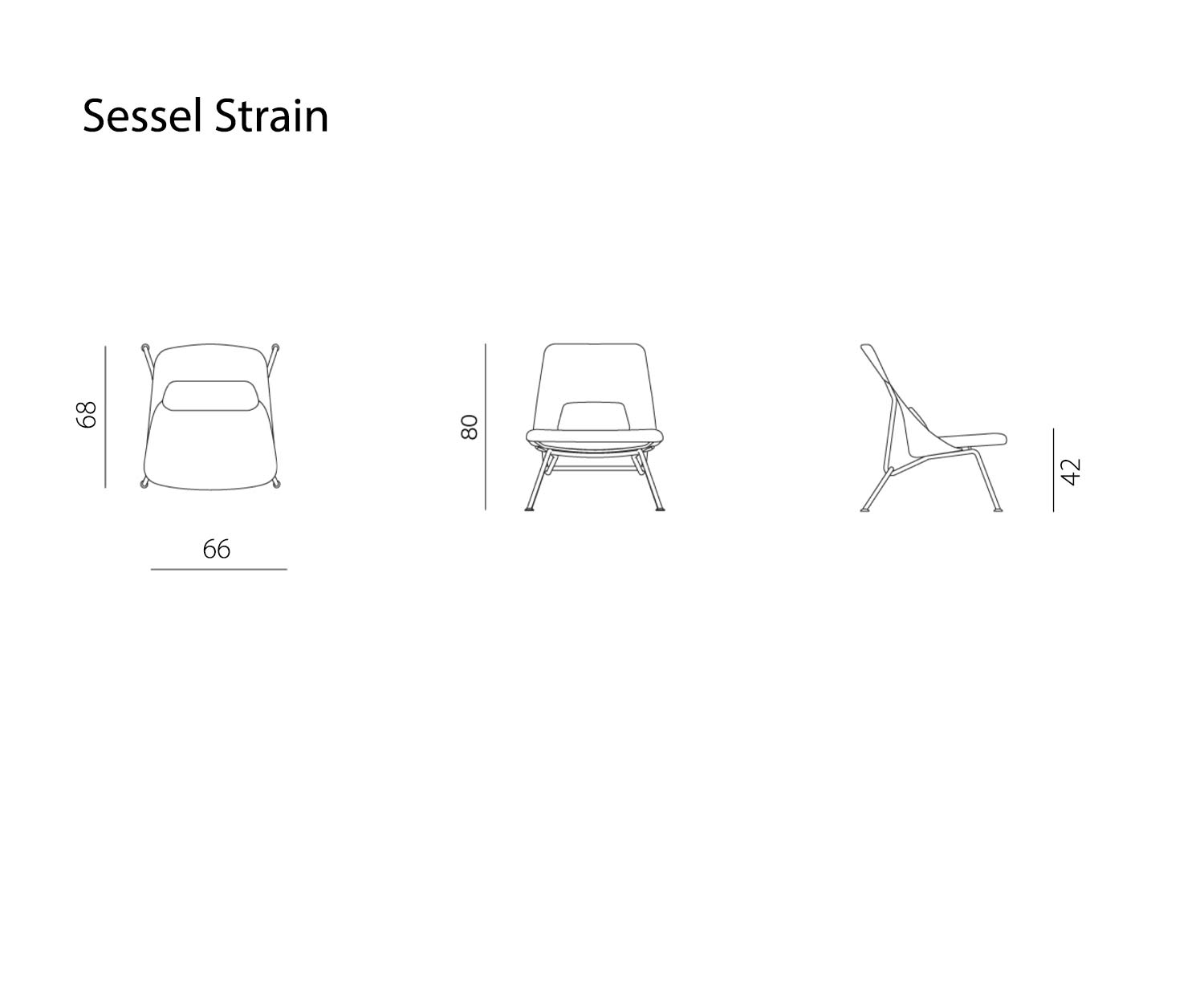 Prostoria Strain Fauteuil Dimensions Dimensions