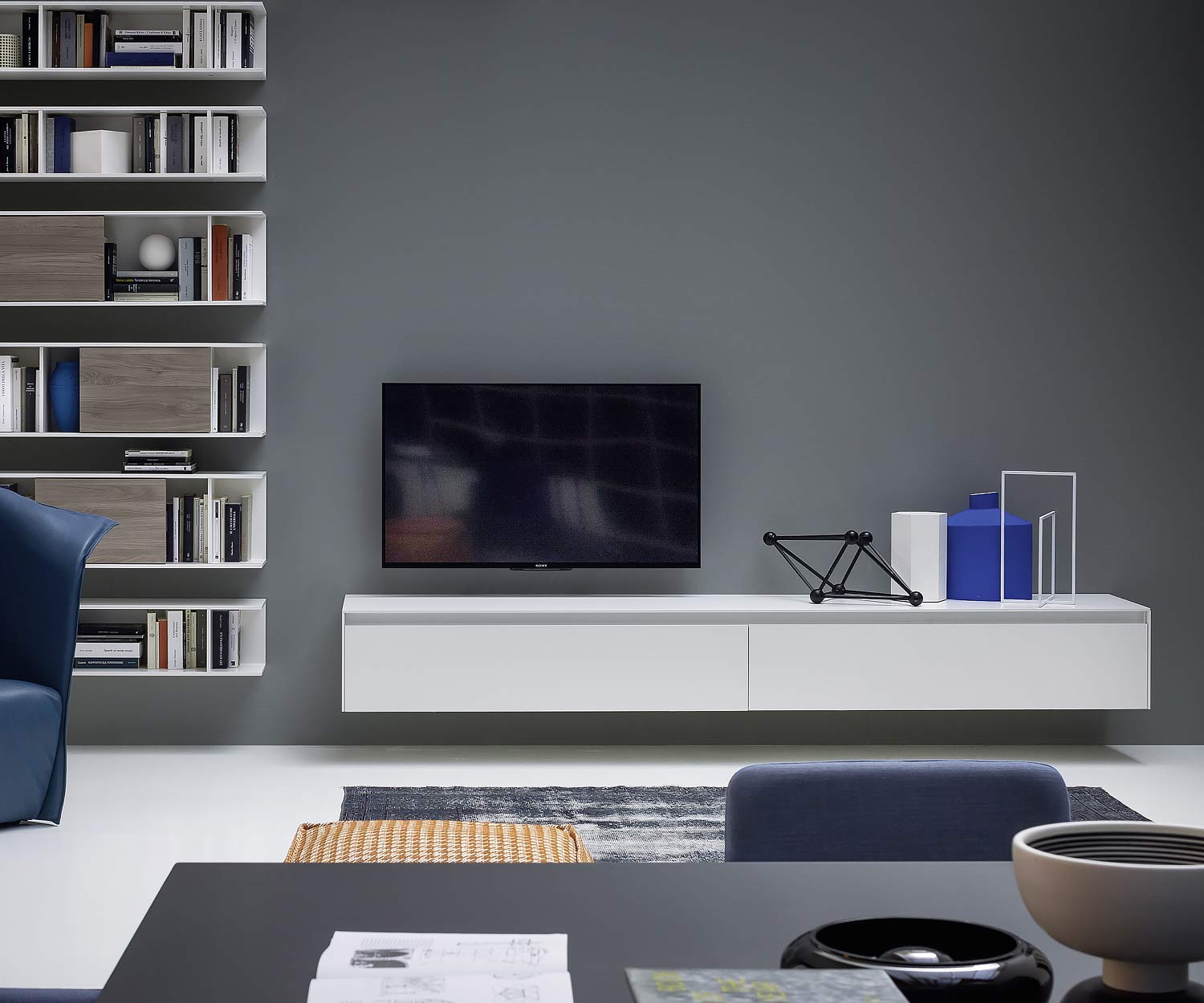 Reverse Design 240 Table basse murale Blanc Mat Reverse Design 240 Table basse murale Blanc Mat