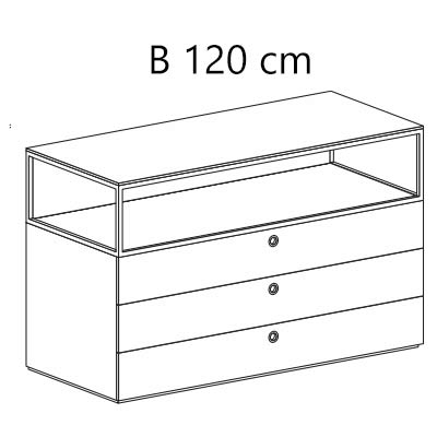 B 120 cm