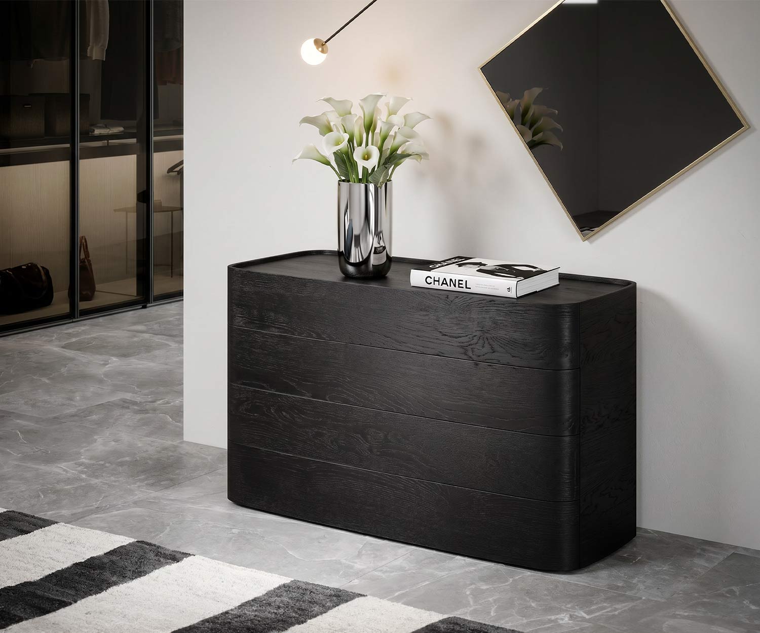Novamobili Commode Norman 4 tiroirs